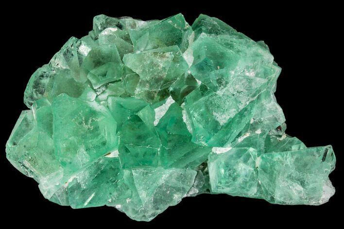 Green Fluorite Crystal Cluster - South Africa #111576